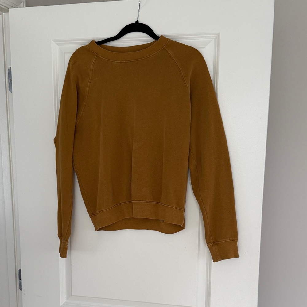 Frank & Oak Brown Crew Neck Sweater